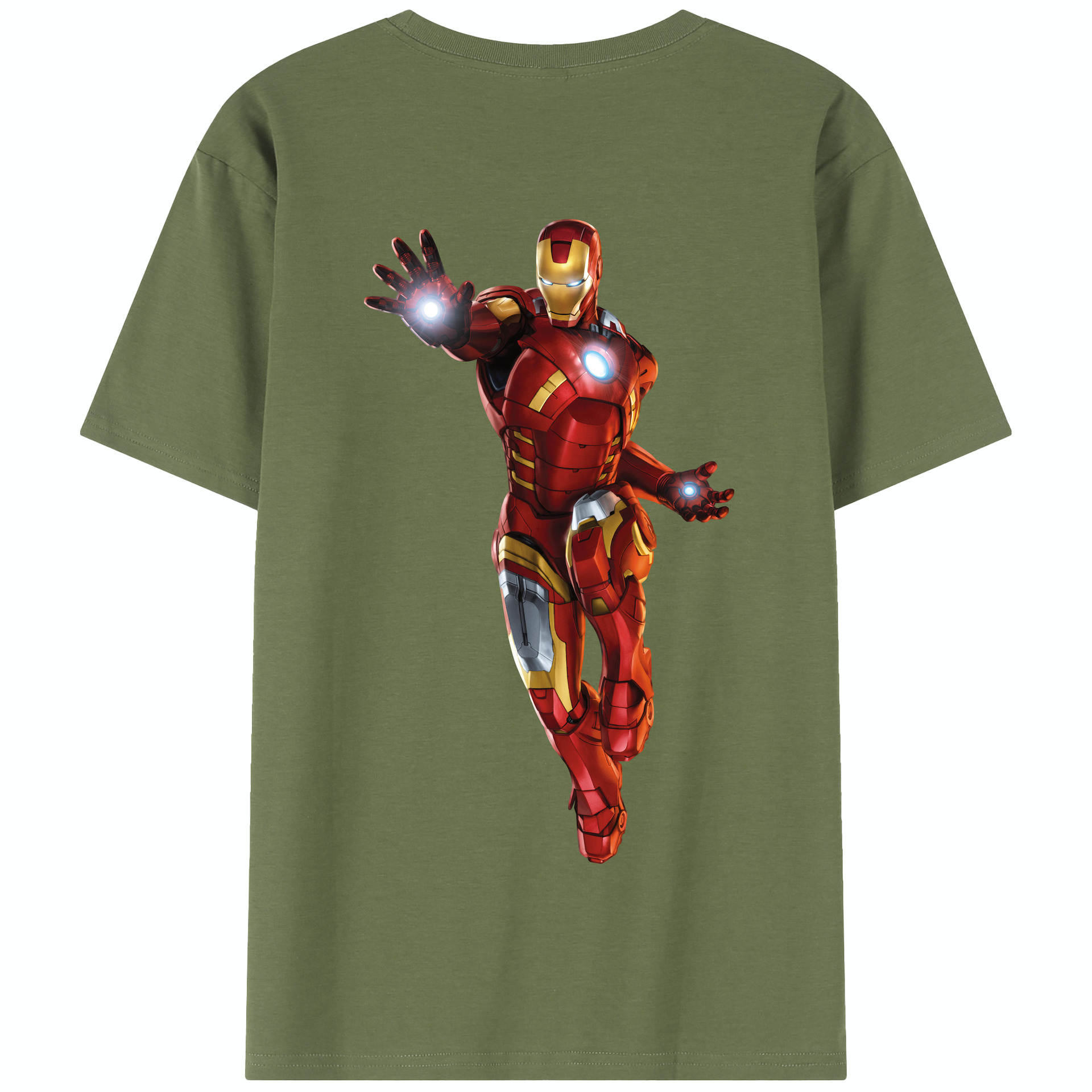 （画像用） アベンジャーズ The Avengers 綿100％半袖Tシャツ（背面プリント）